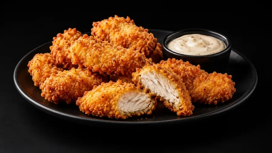 Buffalo Wild Wings chicken dippers selection