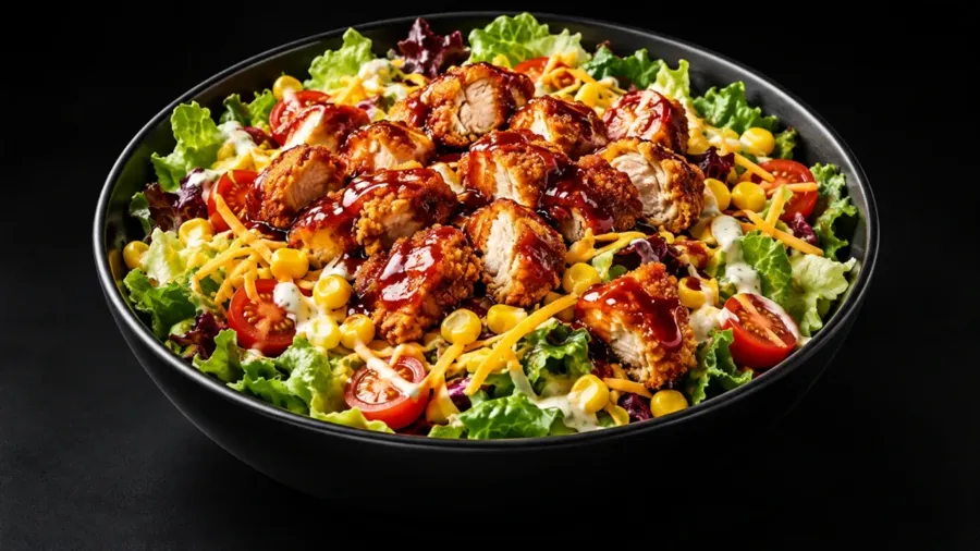 Crispy Buffalo Chicken Salad