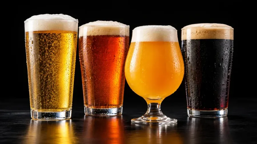 Buffalo Wild Wings beer menu selection