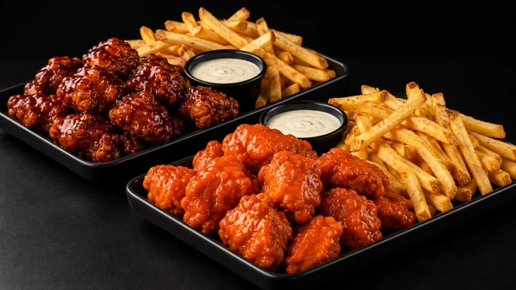 Boneless Wings and Fries Bundles
