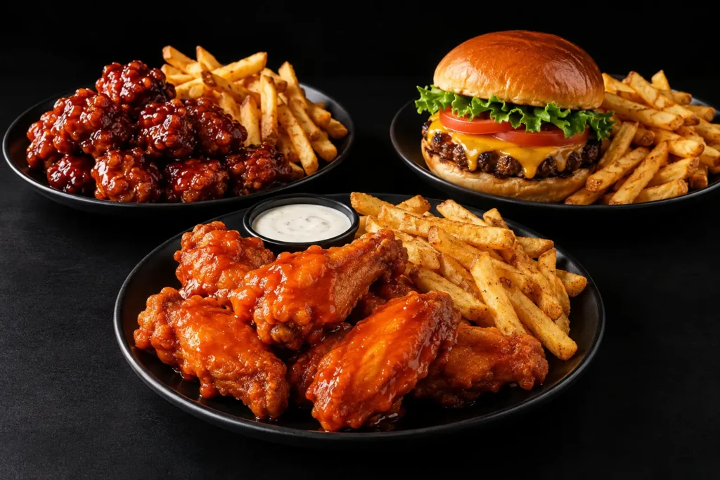 Buffalo Wild Wings Lunch Combo Options
