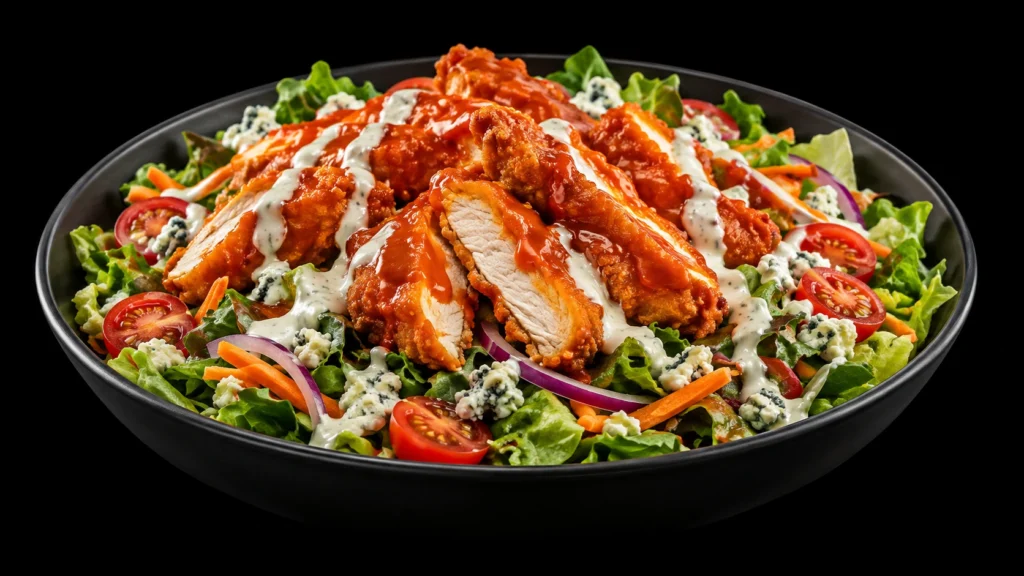 Crispy Buffalo Chicken Salad
